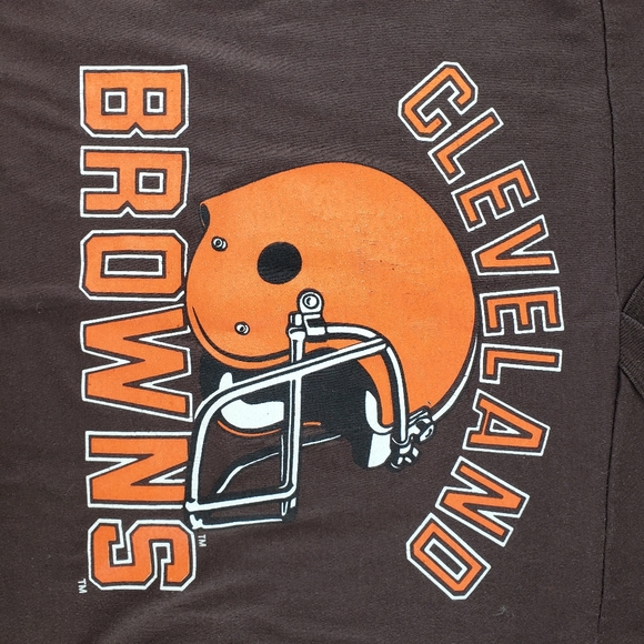 Vtg NFL Cleveland Browns T-Shirt 80s Single Stitch - Picture 2 of 8
